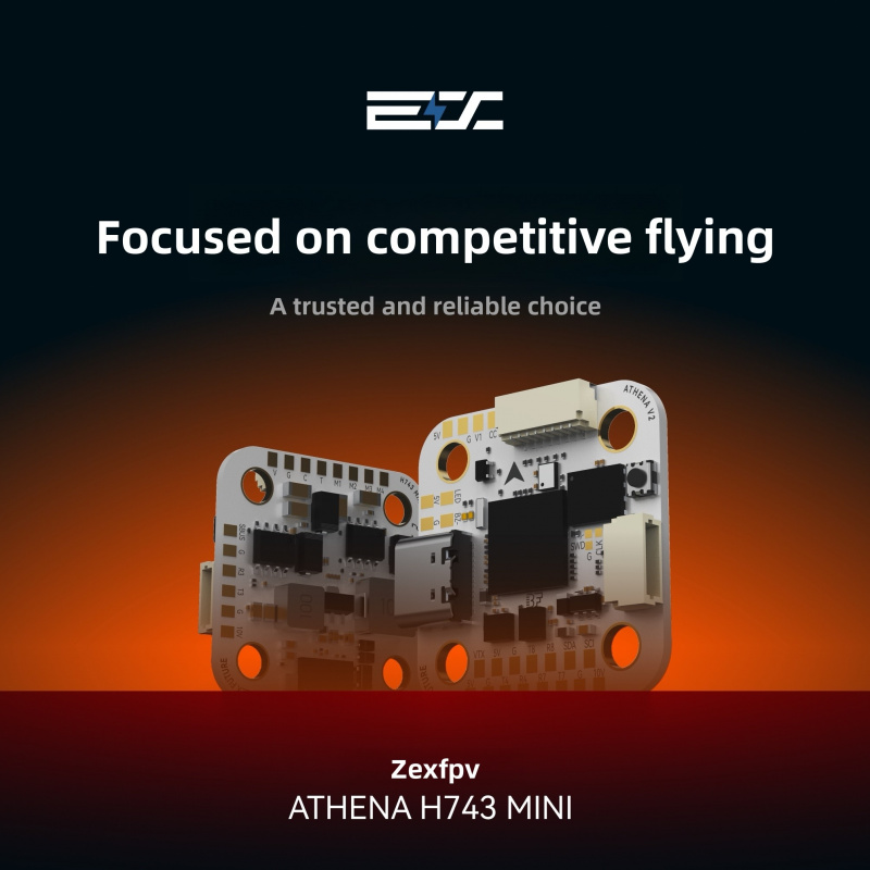 Drone Rc Flight Controller - ZEX ATHENA H743 Mini Kontroler Lotu