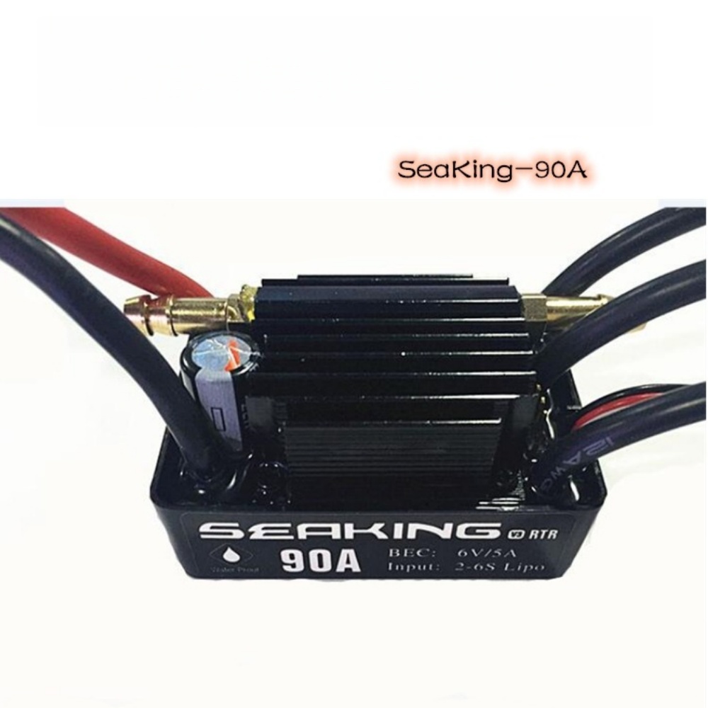 Rc Boat Brushless Motor - FATJAY Hobbywing Seaking-90A-V3 90A 2-6S Bezszczotkowy