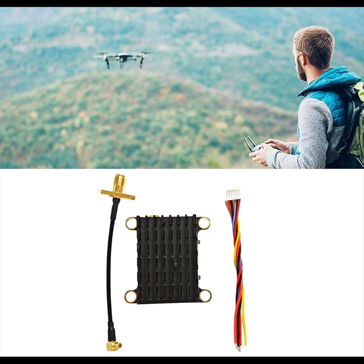 Vtx Video Transmitter - DT345 Effortless-5.8G 2W 1.6W VTX 5.8G