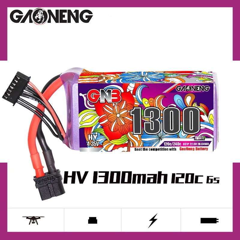 2 szt. GNB 6S Lipo Bateria 22. – Nano Quad Fpv recenzja i cena