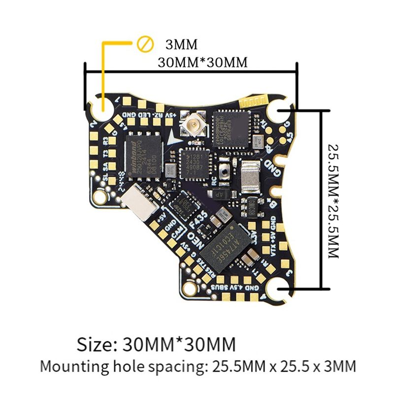 FBIL-F435 NEO 1S AIO Kontroler – Drone Rc Flight Controller recenzja i cena