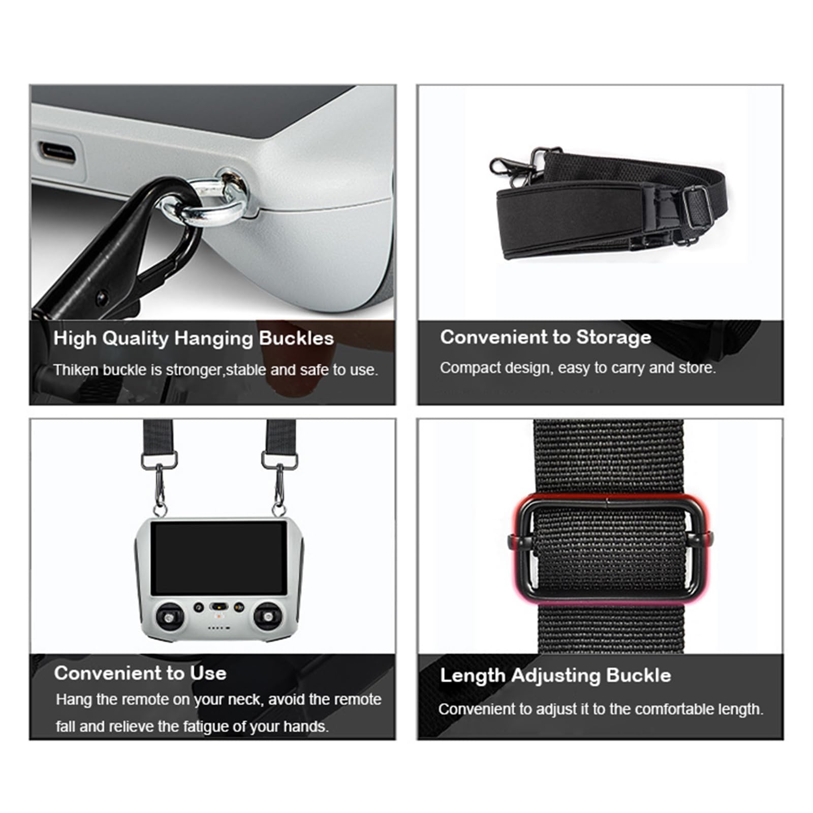Smycz na szyję do DJI RC/RC 2/ – Drone Rc Belt recenzja i cena