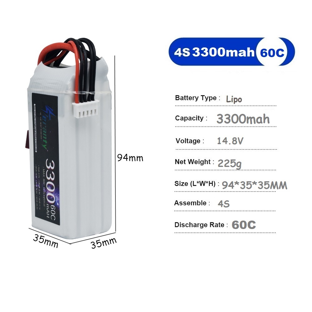 Akumulator LiPo 4S 3300mAh 60C – Nano Quad Fpv recenzja i cena