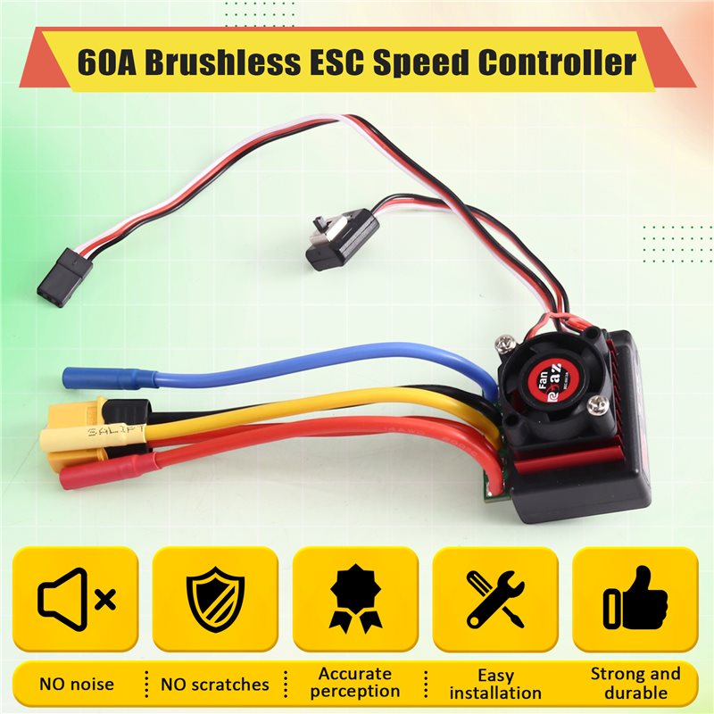 AINY-60A Bezszczotkowy regulat – Rc Boat Brushless Motor recenzja i cena