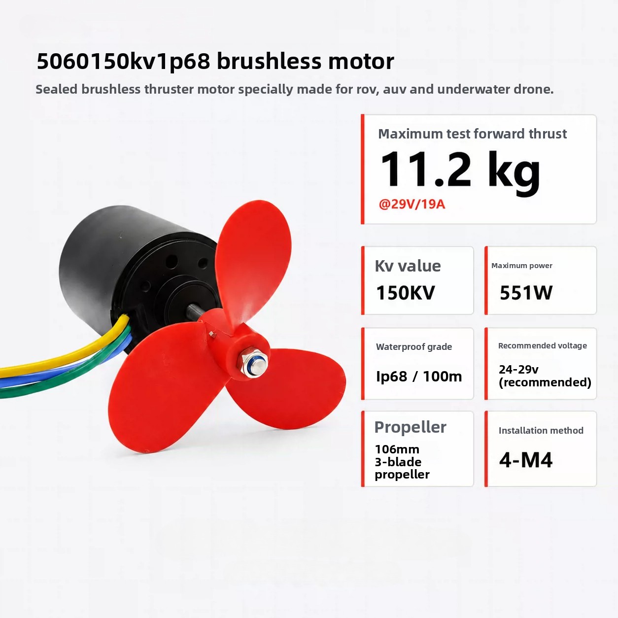 A5060 Wodoodporny silnik bezsz – Rc Boat Brushless Motor recenzja i cena