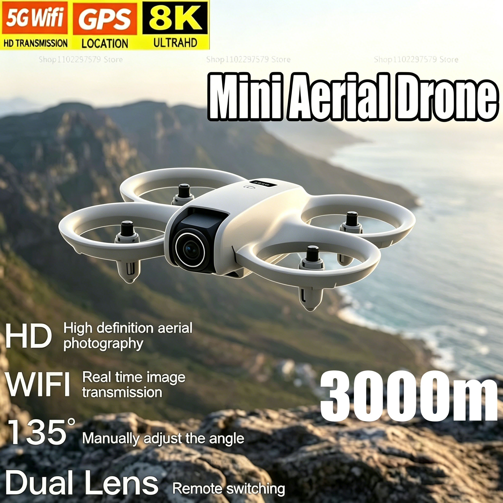 Mini Dron z Kamerą 8K HD FPV S – Drone Pro Rc Ufo recenzja i cena