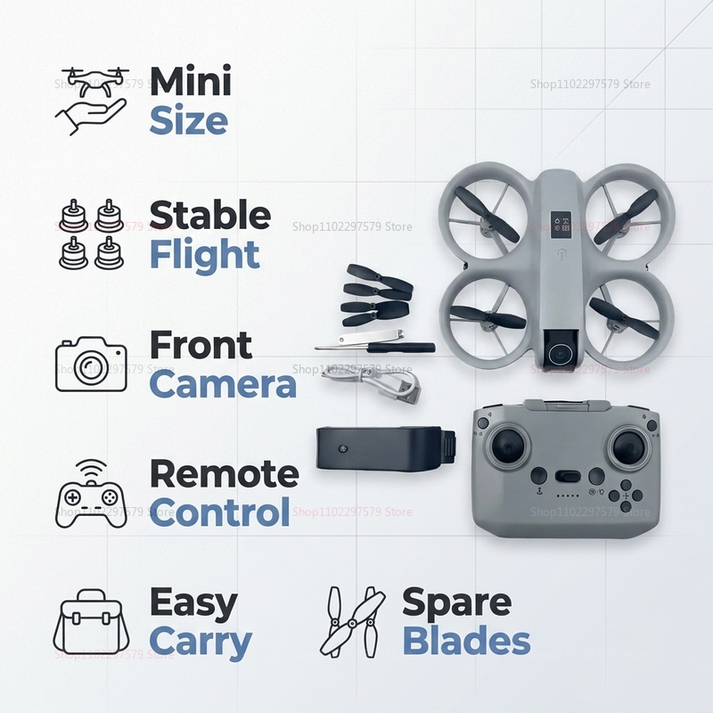 Mini Dron z Kamerą 8K HD FPV S – Drone Pro Rc Ufo recenzja i cena