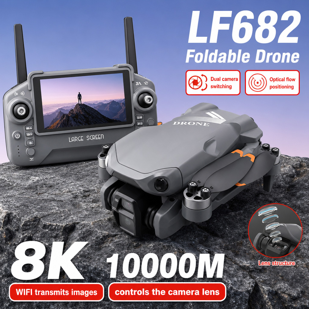 Zdjęcia lotnicze z drona LF682 – Nano Quad Fpv recenzja i cena