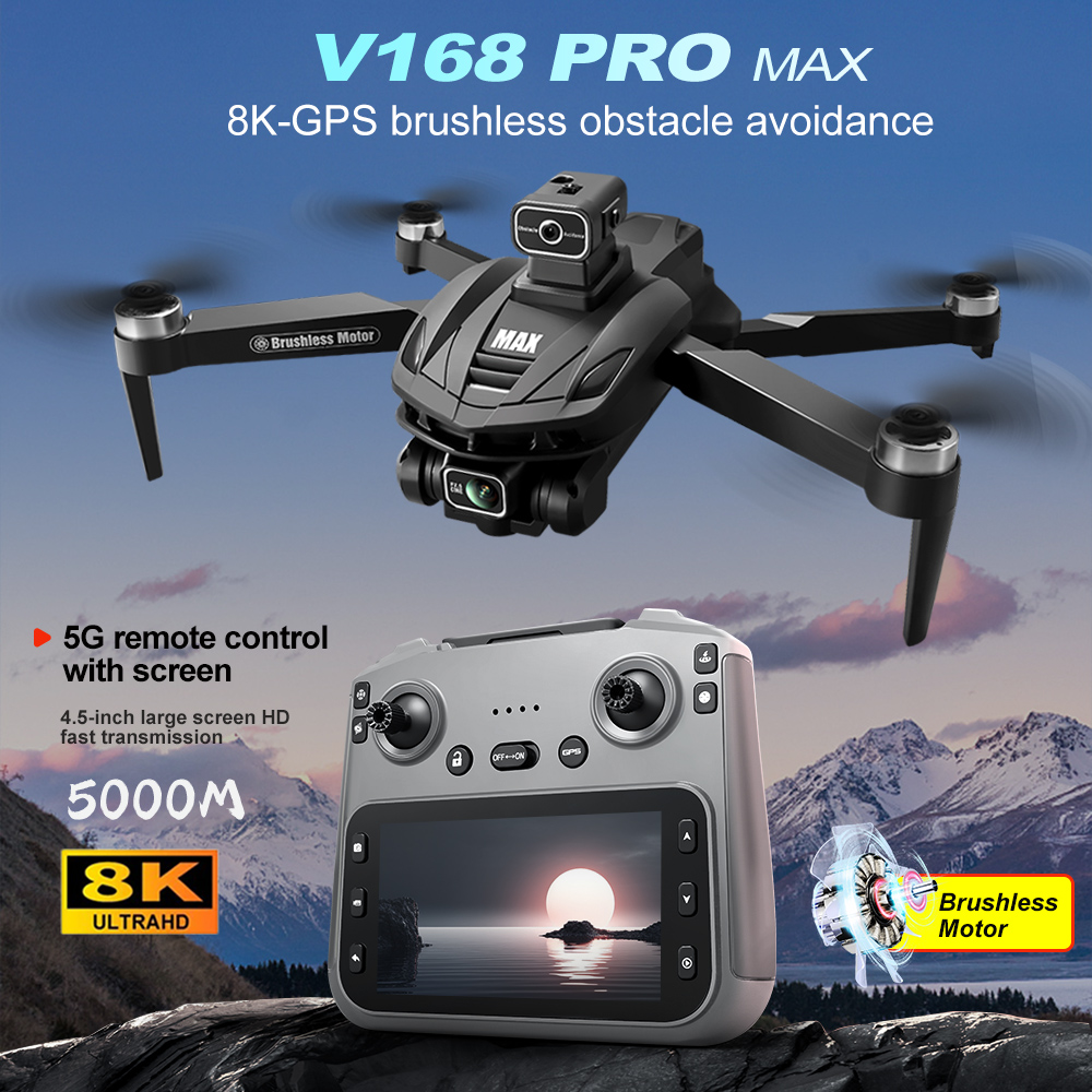 V168 PRO Max GPS Drone 8K Prof – Nano Quad Fpv recenzja i cena