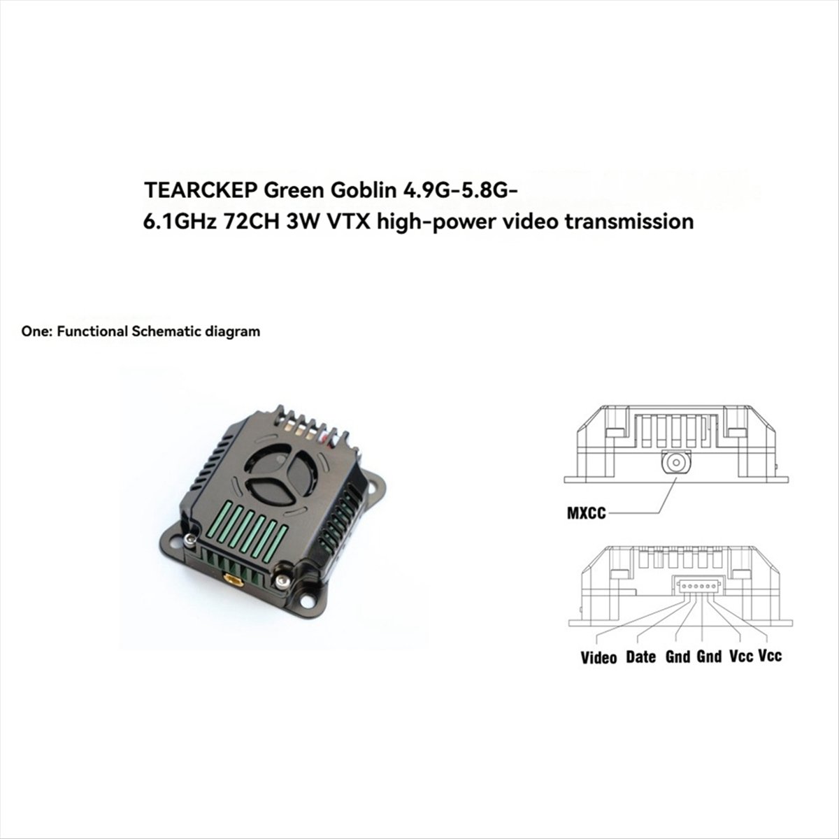 Nadajnik analogowy FPV 4.9 do  – Vtx Video Transmitter recenzja i cena