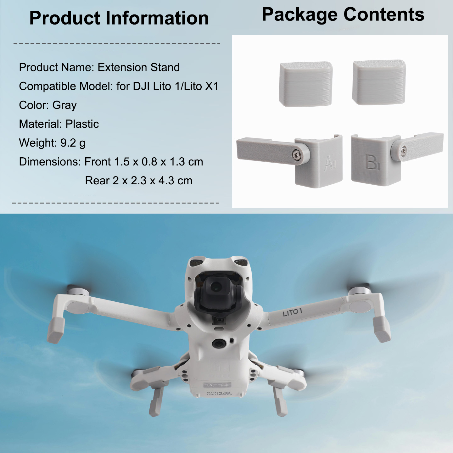 Przedłużki podwozia do drona D – Drone Dji Rc N1 recenzja i cena