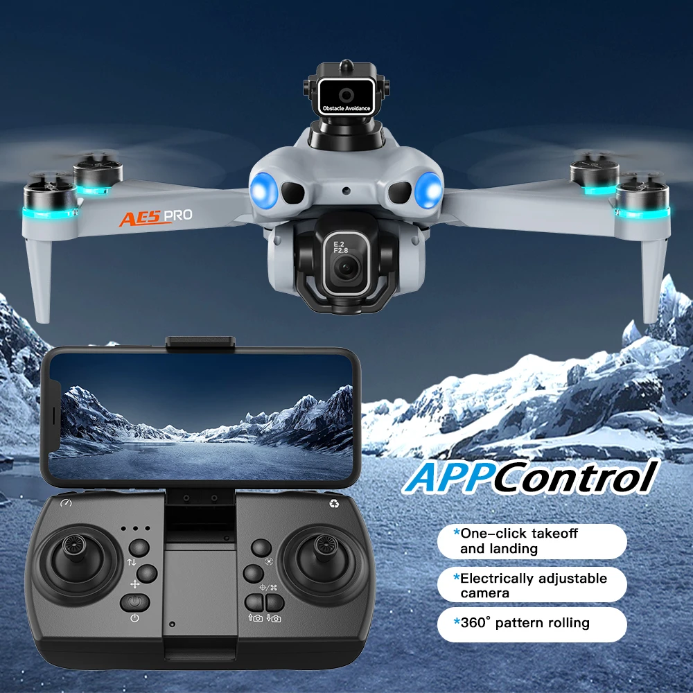 Dron AE5 Pro 8K HD, ekran 4,5  – Drone Pro Rc Ufo recenzja i cena