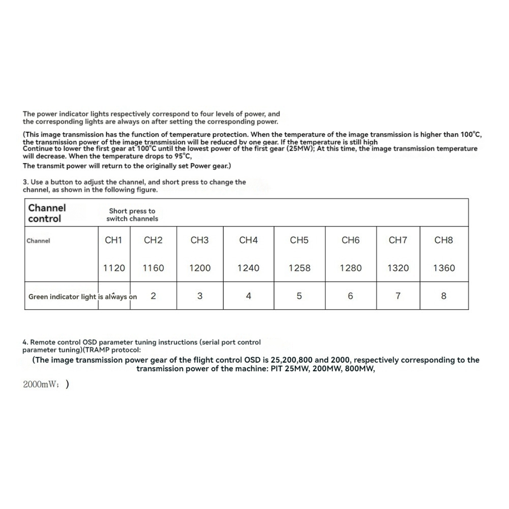 AS96-1.2G 2W VTX 8CH 2000Mw Na – Vtx Video Transmitter recenzja i cena